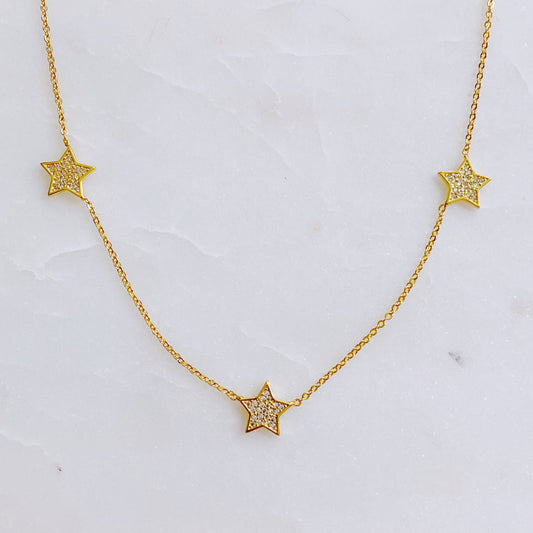Greek Island stars Necklace